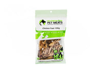 SOUTHERN RAW DOG TREATS CHICKEN FEET DEHYDRATED 100G