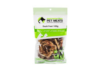 SOUTHERN RAW DOG TREATS DUCK FEET DEHYDRATED 100G