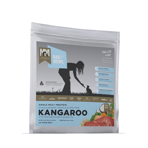MEALS FOR MEOWS CAT SINGLE PROTEIN KANGAROO BLUE 2.5KG