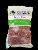 SOUTHERN RAW PET MEATS SINGLE MEATS TURKEY MINCE 1KG
