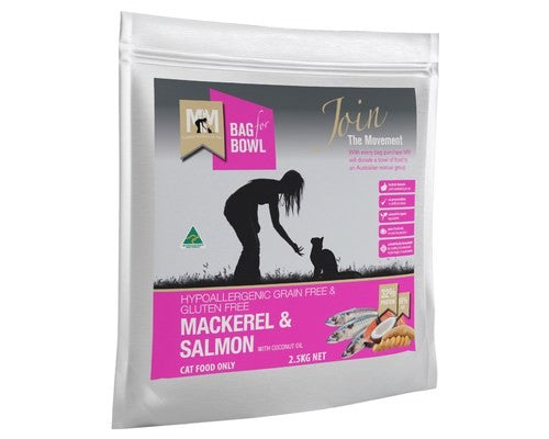 MEALS FOR MEOWS CAT MACKEREL & SALMON HOT PINK 2.5KG 