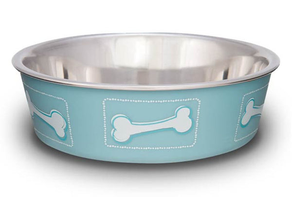 LOVING PETS BELLA BOWL DOG COASTAL [SIZE:SMALL COLOUR:BLUE]