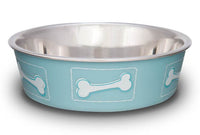 LOVING PETS BELLA BOWL DOG COASTAL [SIZE:MEDIUM COLOUR:BLUE]