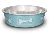 LOVING PETS BELLA BOWL DOG COASTAL [SIZE:MEDIUM COLOUR:BLUE]