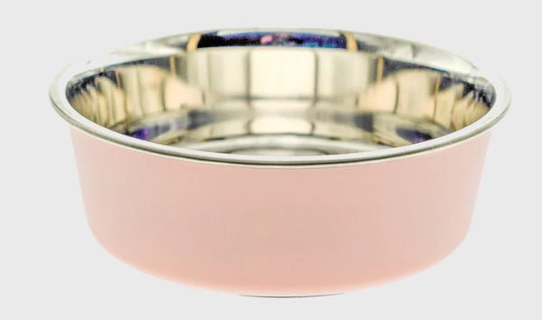 LOVING PETS BELLA BOWL DOG PLAIN [SIZE:SMALL COLOUR:PINK]