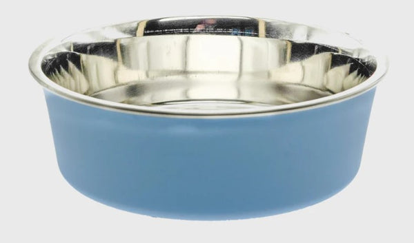 LOVING PETS BELLA BOWL DOG PLAIN [SIZE:SMALL COLOUR:BLUE]