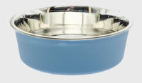 LOVING PETS BELLA BOWL DOG PLAIN [SIZE:MEDIUM COLOUR:BLUE]