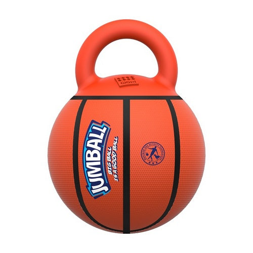 GIGWI DOG TOY JUMBALL BASKET BALL ORANGE 