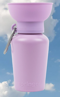 SPRINGER DOG TRAVEL WATER BOTTLE THE FLIP 590ML [COLOUR:LILAC]