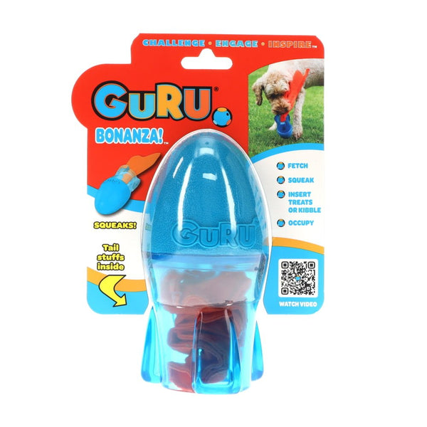 GURU DOG TOY BONANZA ROCKET 15 X 7.5CM