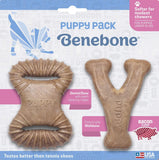 BENEBONE PUPPY BACON TINY 2 PACK [VARIETY:DENTAL CHEW/WISHBONE]