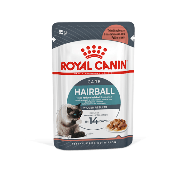 ROYAL CANIN CAT POUCH CARE NUTRITION HAIRBALL CARE GRAVY 12X85G