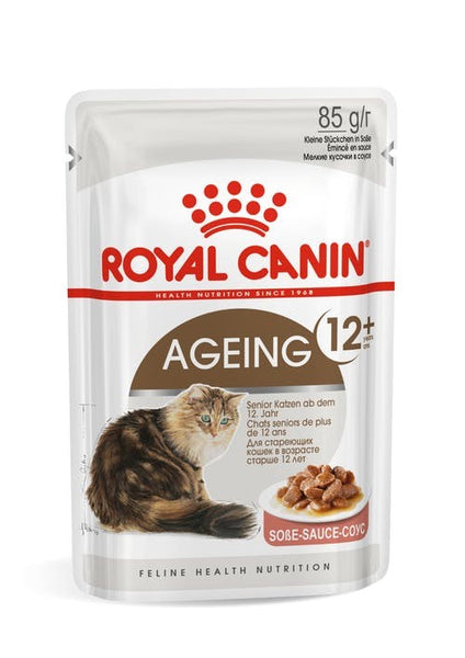 ROYAL CANIN CAT POUCH HEALTH NUTRITION AGEING 12+ GRAVY 85G