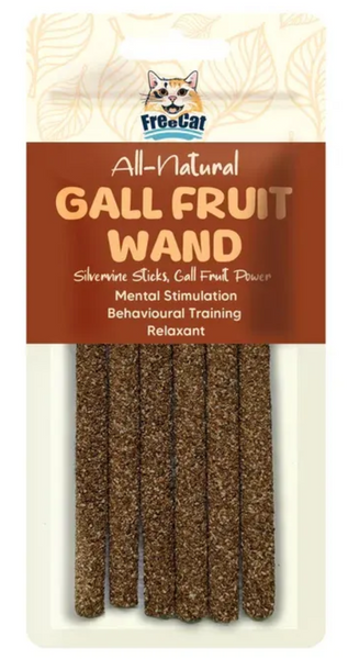 FREECAT ALL-NATURAL GALL FRUIT WAND 6 PIECES