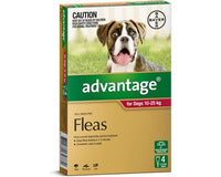 ADVANTAGE FOR DOGS 10-25KG [PACK SIZE:4 PACK]