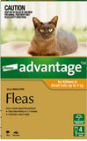 ADVANTAGE FOR CATS UNDER 4KG [PACK SIZE:4 PACK]