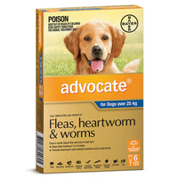 ADVOCATE FOR DOGS OVER 25KG [PACK SIZE:6 PACK]
