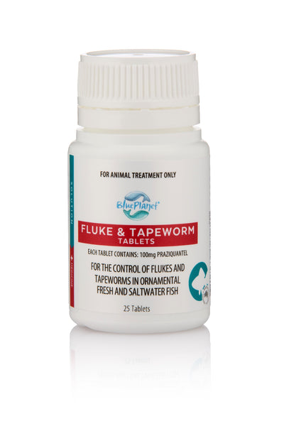 BLUE PLANET FLUKE & TAPEWORM 25 TABS