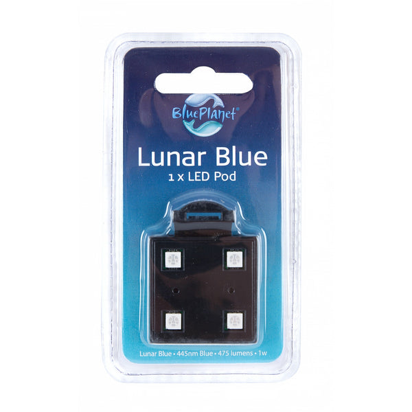 BLUE PLANET LED TRACK LIGHT POD LUNAR BLUE 