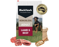BLACK HAWK DOG ORIGINAL WORKING LAMB & BEEF 20KG 