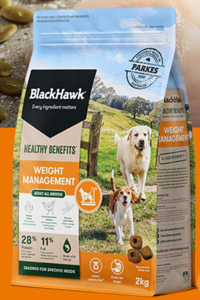 BLACK HAWK DOG DRY HEALTHY BENEFITS WEIGHT MANAGE [WEIGHT:2KG]