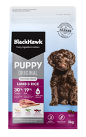 BLACK HAWK DOG ORIGINAL PUPPY LAMB & RICE MEDIUM BREED