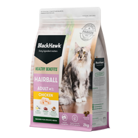 BLACK HAWK CAT DRY HEALTHY BENEFITS ADULT HAIRBALL [WEIGHT:2KG]