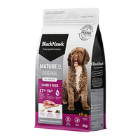 BLACK HAWK DOG ORIGINAL MATURE 7+ LAMB & RICE [WEIGHT:3KG]