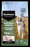 BLACK HAWK DOG HIGH MEAT AUSTRALIAN POULTRY [SIZE:10KG]