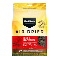 BLACK HAWK DOG AIR DRIED BEEF & MACKEREL [WEIGHT:450G]