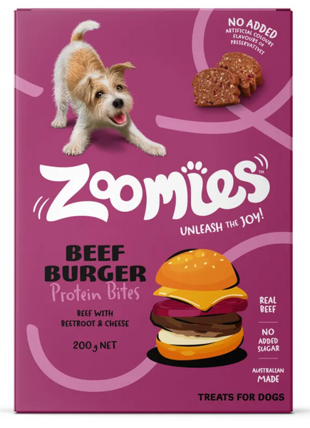 ZOOMIES BEEF BURGER 200G