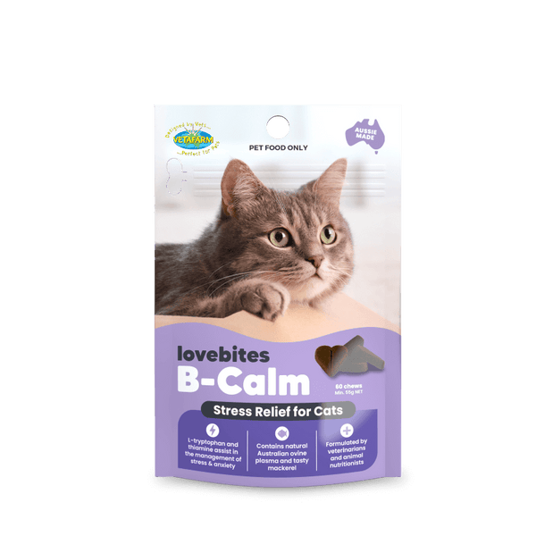 VETAFARM LOVEBITES CAT B CALM 60 CHEWS