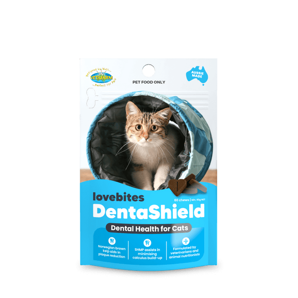 VETAFARM LOVEBITES CAT DENTASHIELD 60 CHEWS