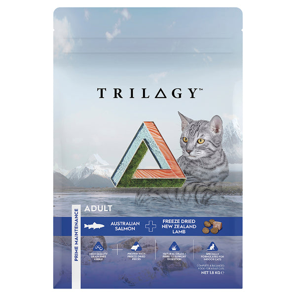 TRILOGY CAT  DRY ADULT 1.8KG [FLAVOUR:SALMON]