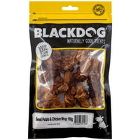 BLACK DOG SWEET POTATO & CHICKEN JERKY 150G