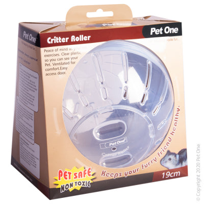PET ONE CRITTER BALL [SIZE:LARGE 27CM]