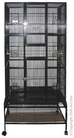 AVI ONE BIRD CAGE SQUARE TALL 83.5X53.5X180.5CM (BOXED)