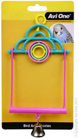 AVI ONE BIRD TOY 2 IN ONE SWING W/TURNING RINGS