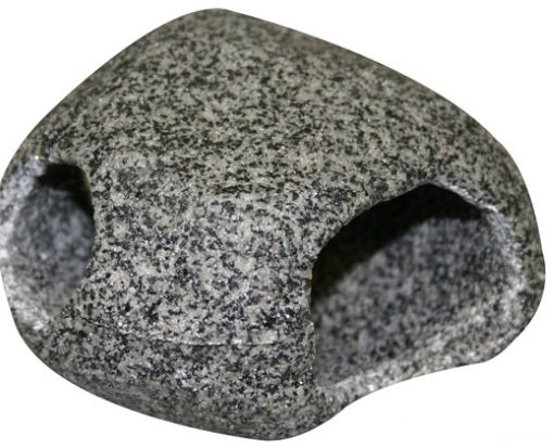 AQUA ONE ORNAMENT CAVE ROUND GRANITE LARGE 12.5X12X8CM