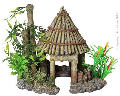 AQUA ONE ORNAMENT BAMBOO GAZEBO MEDIUM