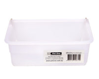 PET ONE POULTRY FEED TROUGH RECTANGULAR [SIZE:LARGE 23.3 x 12.5 x 7.7cm]