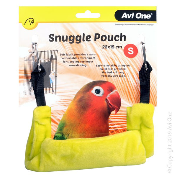 AVI ONE BIRD SNUGGLE POUCH [SIZE:SMALL COLOUR:LIME]