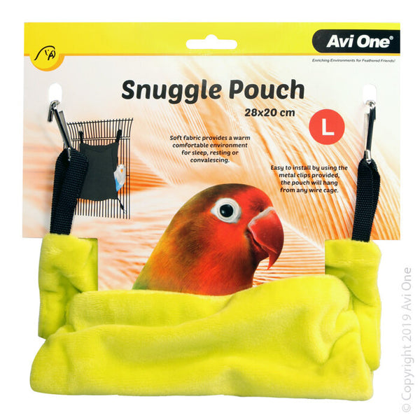 AVI ONE BIRD SNUGGLE POUCH [SIZE:LARGE COLOUR:LIME]