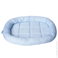 PET ONE BED SMALL ANIMAL COOL ZONE OVAL PAD 40X30X5CM BLUE