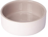 PET ONE DOG BOWL CERAMIC 800ML [COLOUR:GREY/WHITE]