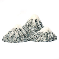 AQUA ONE ORNAMENT SNOW TOPPED MOUNTAINS [SIZE:SMALL SIZE:17 X 8.5 X 7.5CM]