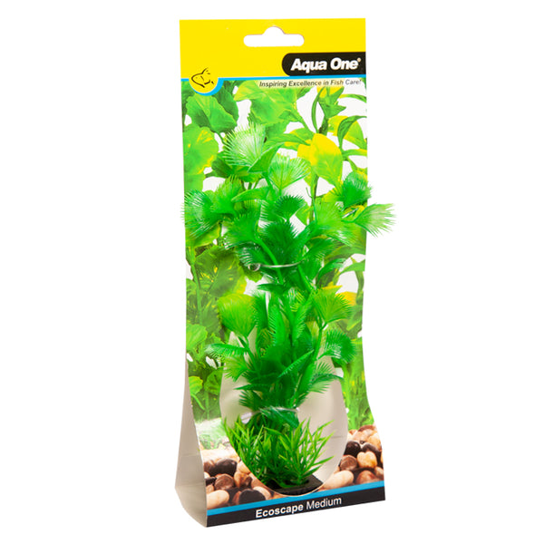 AQUA ONE ECOSCAPE MEDIUM FAN PALM GREEN
