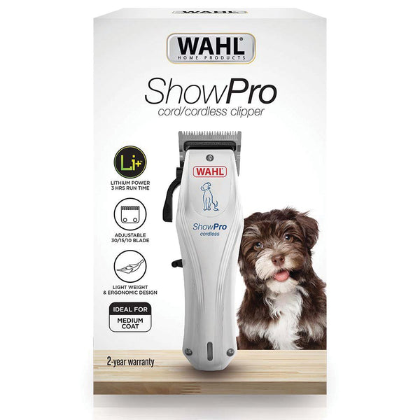 WAHL CLIPPER LITHIUM SHOWPRO CORDLESS