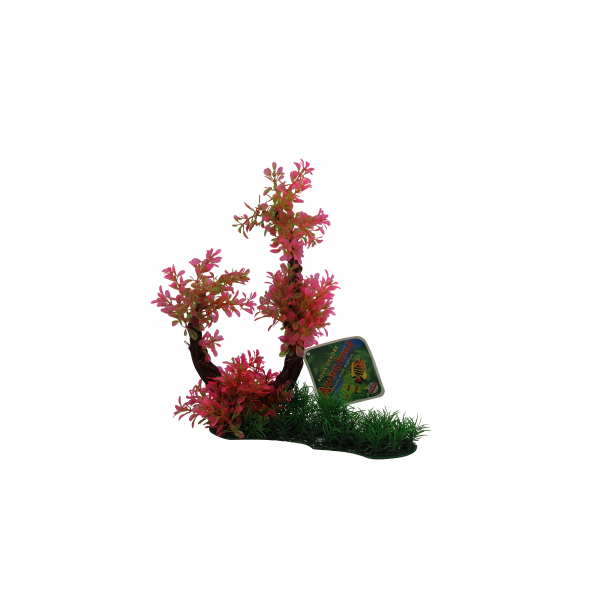 PET PACIFIC AMAZON JUNGLE ORNAMENT RED HYGRO TREE BRANCH 40CM