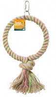 BIRDIE JUTE PARROT RING SINGLE 20CM